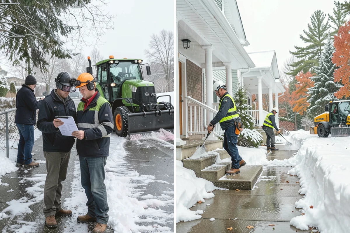 Residential Snow Removal in Black Diamond, King County, WA - We confirm your address and map the surfaces that need clearing