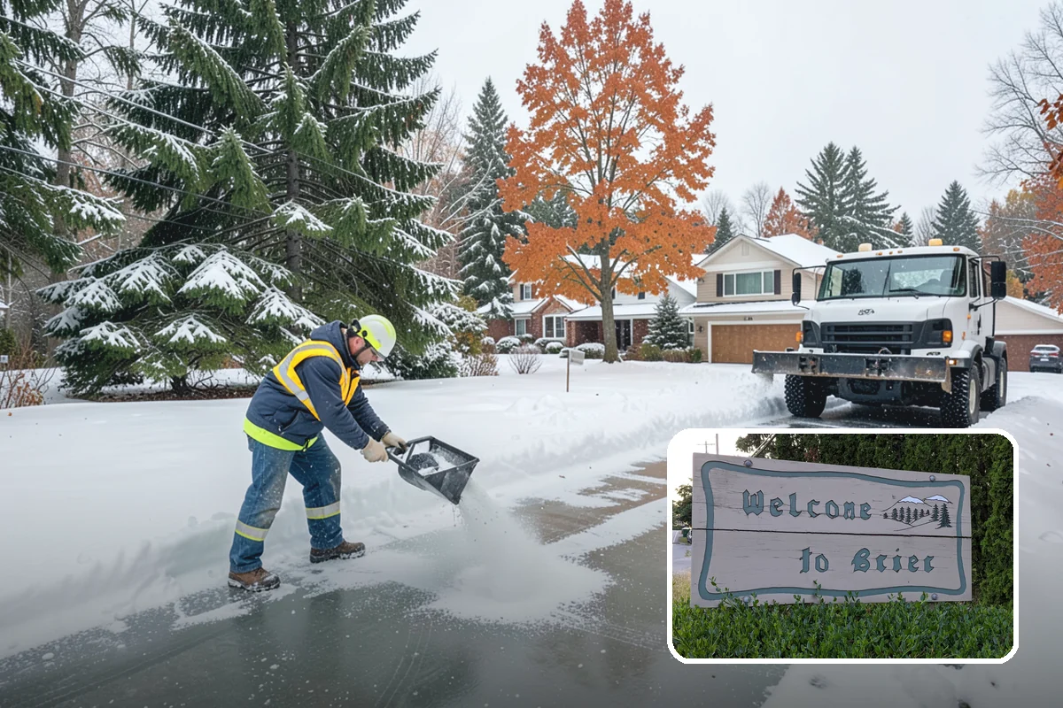 Residential Snow Removal in Brier, Snohomish County, WA - Reaches surfaces city plows ignore on residential streets