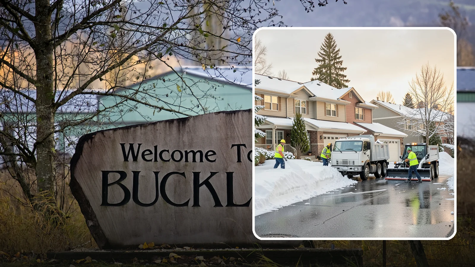 Residential Snow Removal in Buckley, Pierce County, WA - We clear snow and ice from Western Washington homes when a Puget Sound cold snap catches your neighborhood off guard.