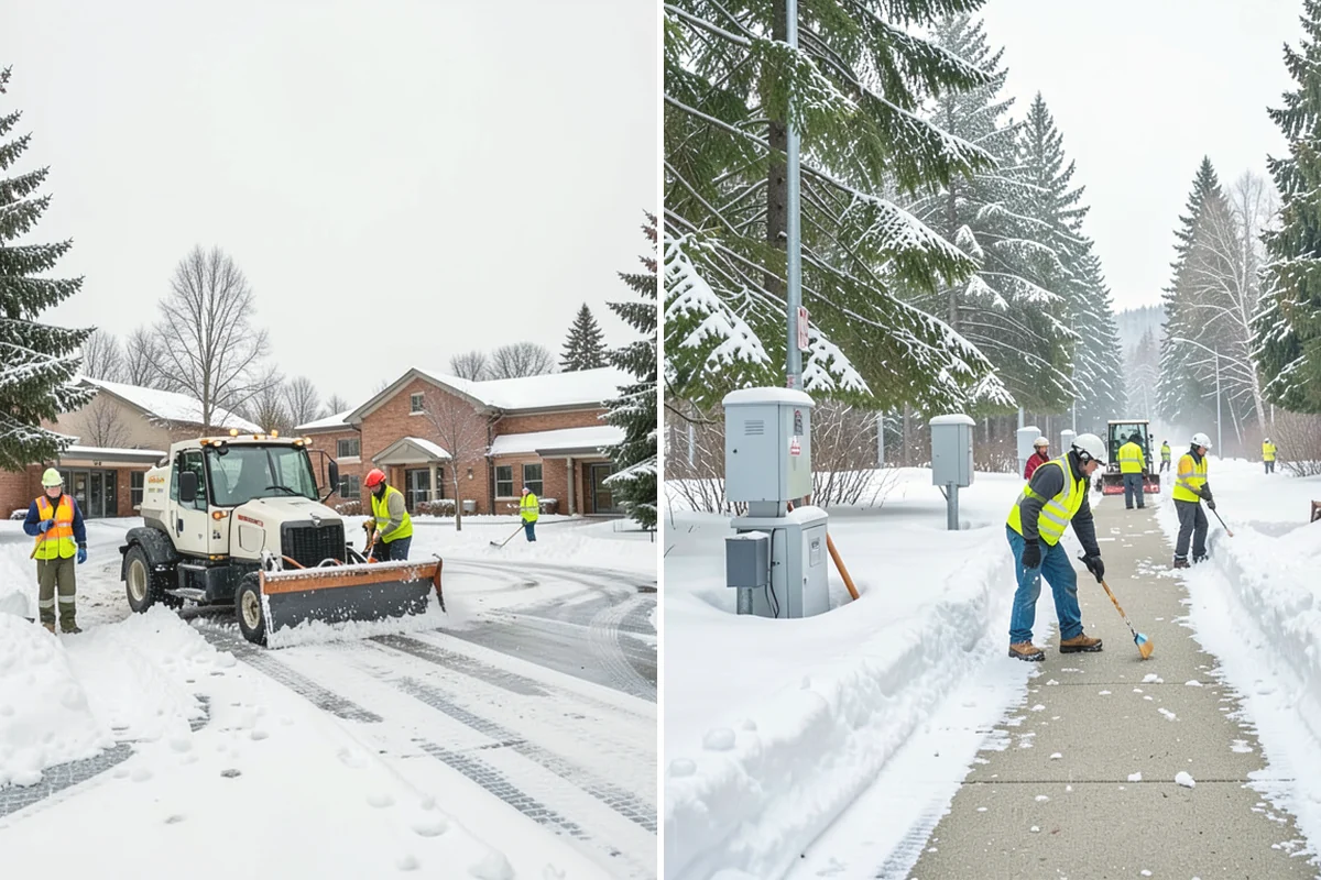Residential Snow Removal in Burien, King County, WA - We confirm your address and map the surfaces that need clearing