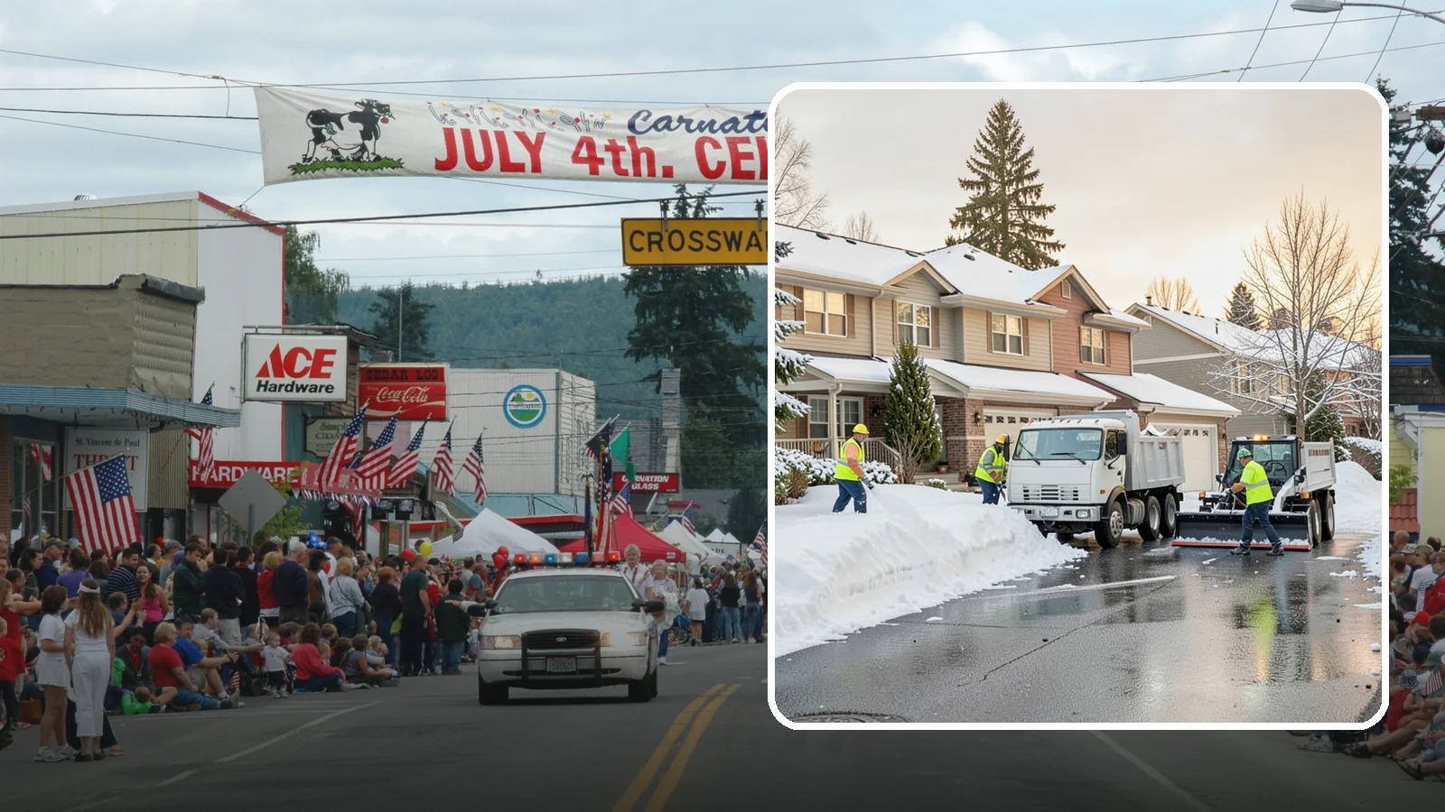 Residential Snow Removal in Carnation, King County, WA - We clear snow and ice from Western Washington homes when a Puget Sound cold snap catches your neighborhood off guard.