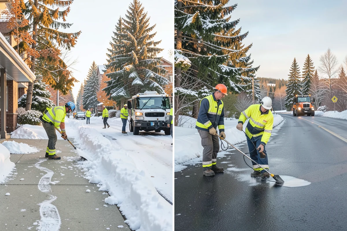 Residential Snow Removal in Coupeville, Island County, WA - We confirm your address and map the surfaces that need clearing