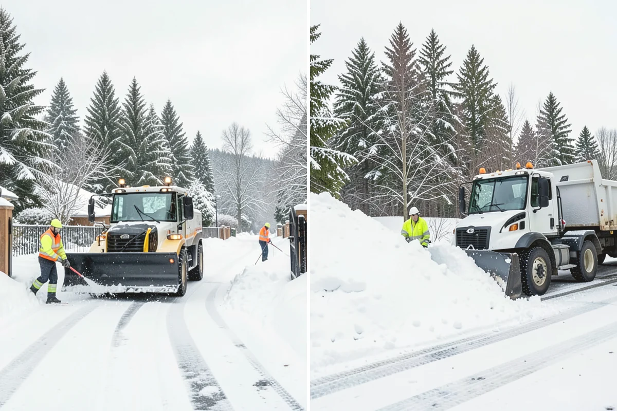 Residential Snow Removal in Covington, King County, WA - We confirm your address and map the surfaces that need clearing