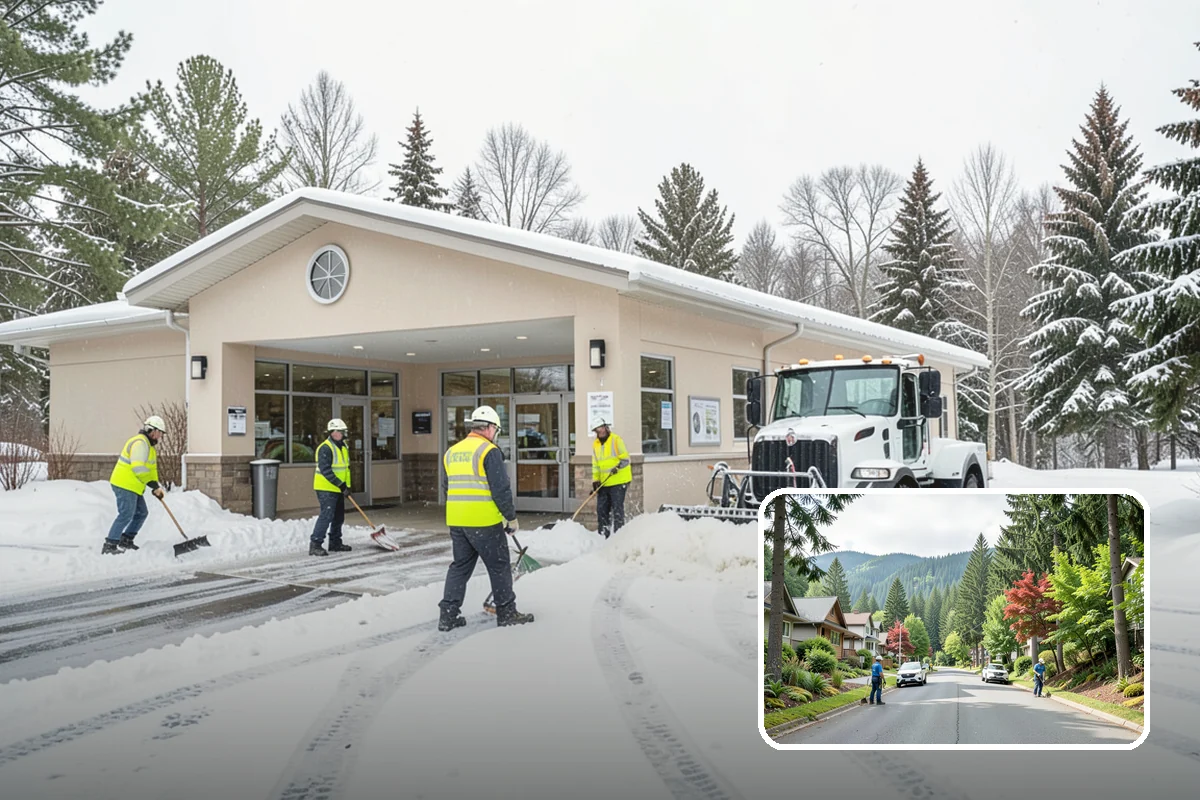 Residential Snow Removal in Darrington, Snohomish County, WA - Reaches surfaces city plows ignore on residential streets