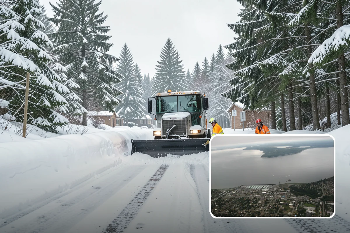 Residential Snow Removal in Des Moines, King County, WA - Reaches surfaces city plows ignore on residential streets
