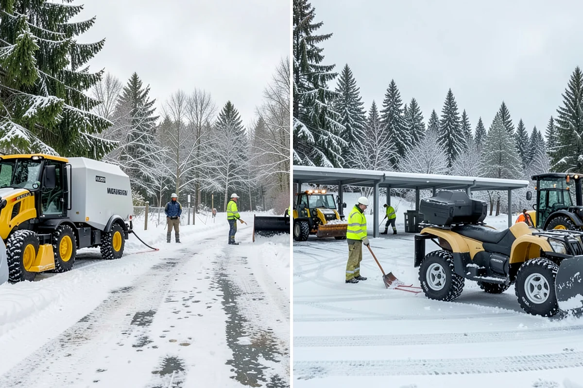 Residential Snow Removal in DuPont, Pierce County, WA - We confirm your address and map the surfaces that need clearing