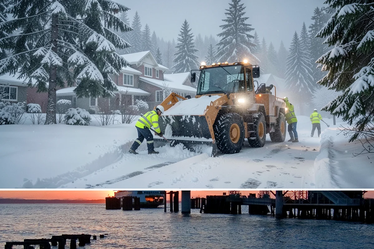 Residential Snow Removal in Edmonds, Snohomish County, WA - Book before the first Arctic outflow pushes through the Fraser Valley in late November so you are on our route when the first...
