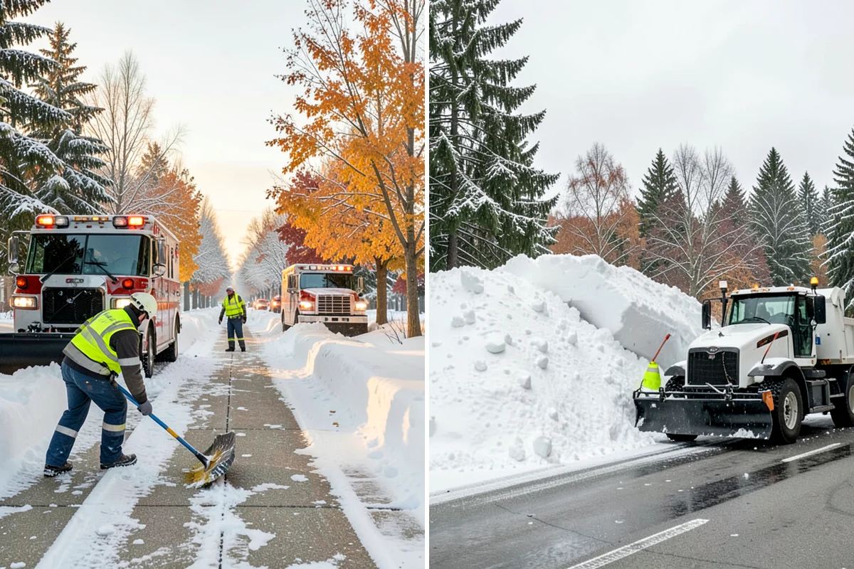 Residential Snow Removal in Enumclaw, King County, WA - We confirm your address and map the surfaces that need clearing