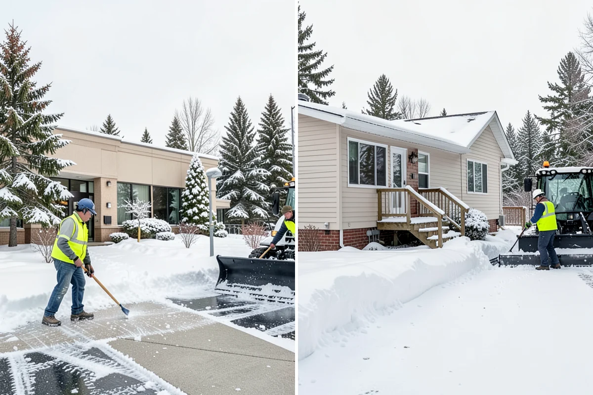 Residential Snow Removal in Everett, Snohomish County, WA - We confirm your address and map the surfaces that need clearing