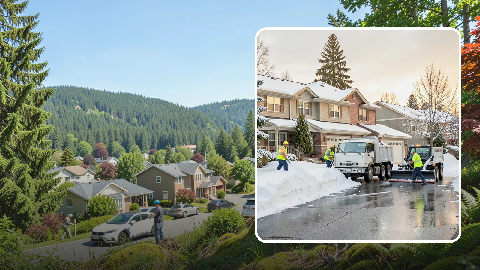 Residential Snow Removal in Index, Snohomish County, WA - We clear snow and ice from Western Washington homes when a Puget Sound cold snap catches your neighborhood off guard.