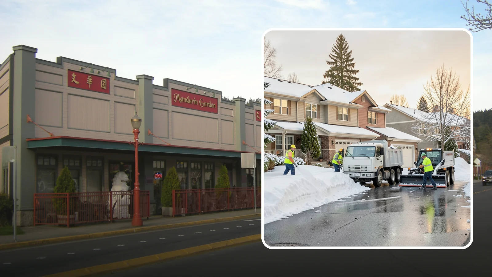 Residential Snow Removal in Issaquah, King County, WA - We clear snow and ice from Western Washington homes when a Puget Sound cold snap catches your neighborhood off guard.