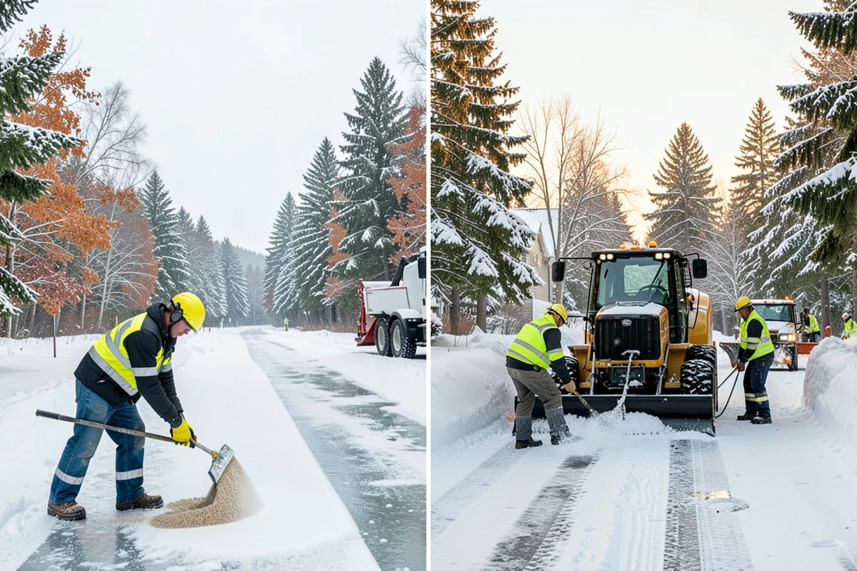 Residential Snow Removal in Lake Forest Park, King County, WA - We confirm your address and map the surfaces that need clearing