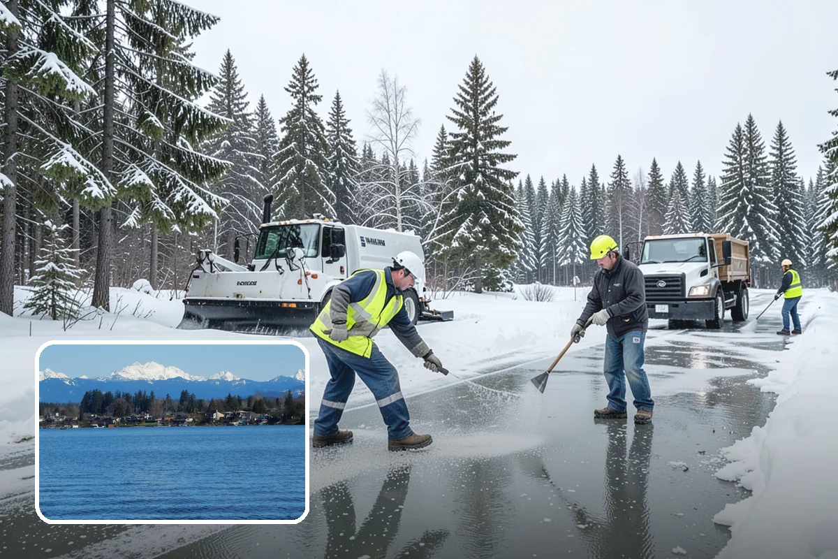 Residential Snow Removal in Lake Stevens, Snohomish County, WA - Reaches surfaces city plows ignore on residential streets