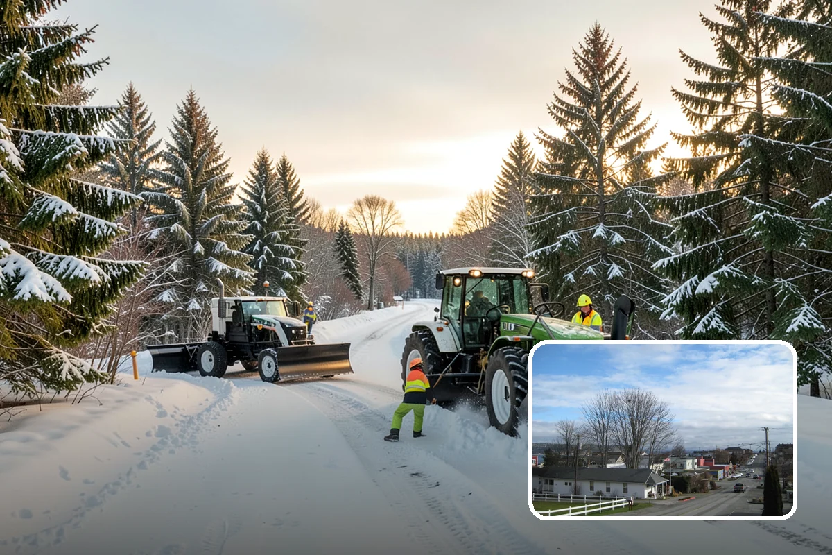 Residential Snow Removal in Langley, Island County, WA - Reaches surfaces city plows ignore on residential streets