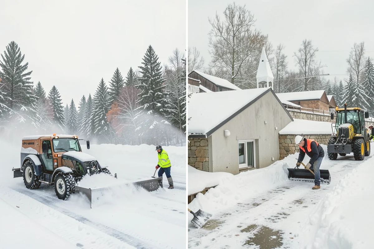Residential Snow Removal in Langley, Island County, WA - We confirm your address and map the surfaces that need clearing