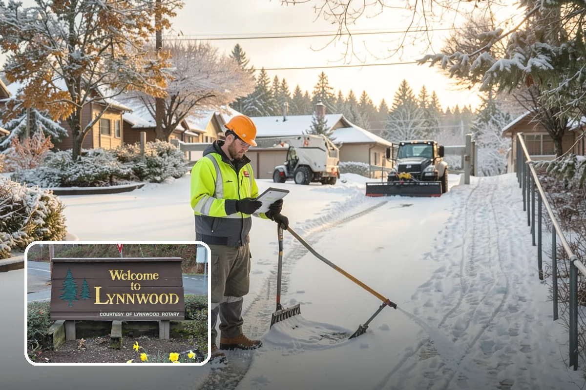 Residential Snow Removal in Lynnwood, Snohomish County, WA - Reaches surfaces city plows ignore on residential streets