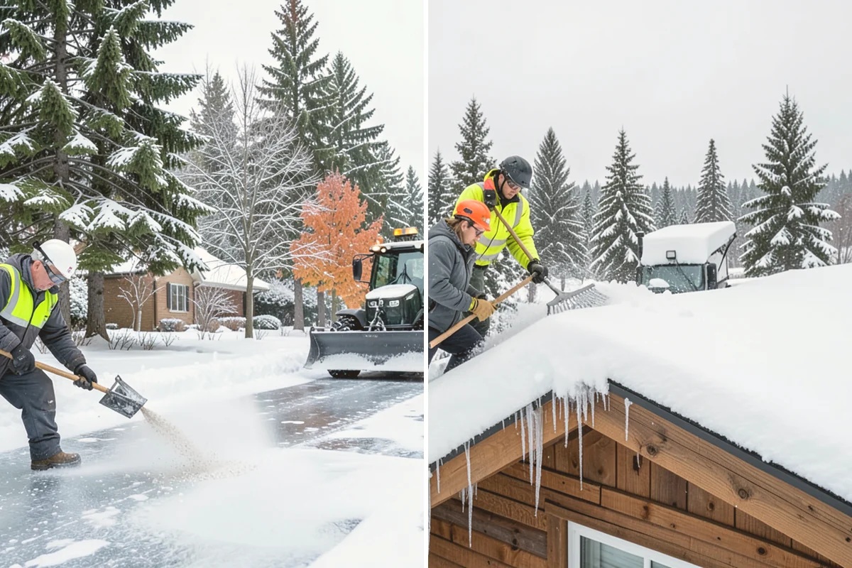Residential Snow Removal in Lynnwood, Snohomish County, WA - We confirm your address and map the surfaces that need clearing