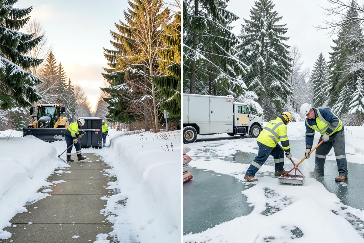 Residential Snow Removal in Maple Valley, King County, WA - We confirm your address and map the surfaces that need clearing