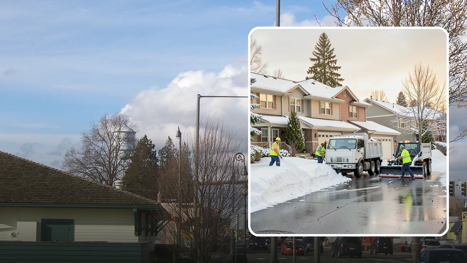 Residential Snow Removal in Marysville, Snohomish County, WA - We clear snow and ice from Western Washington homes when a Puget Sound cold snap catches your neighborhood off guard.