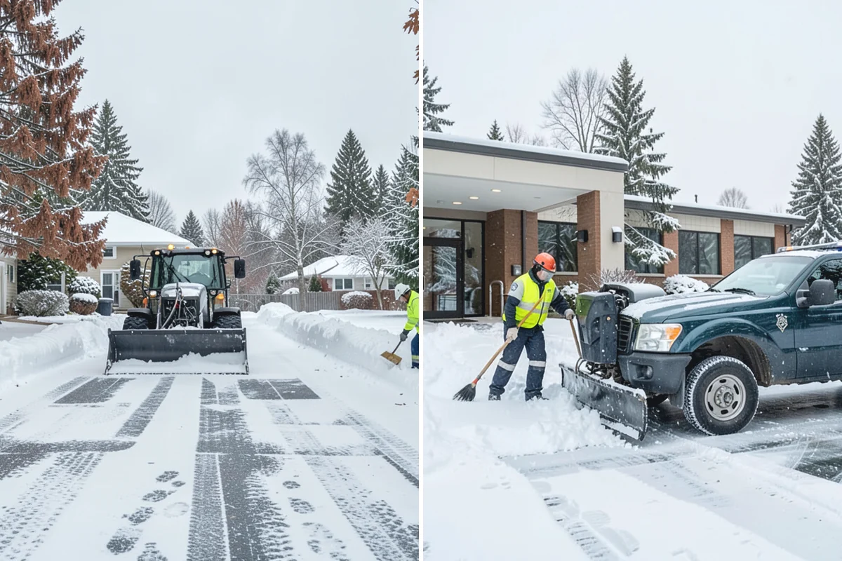 Residential Snow Removal in Marysville, Snohomish County, WA - We confirm your address and map the surfaces that need clearing