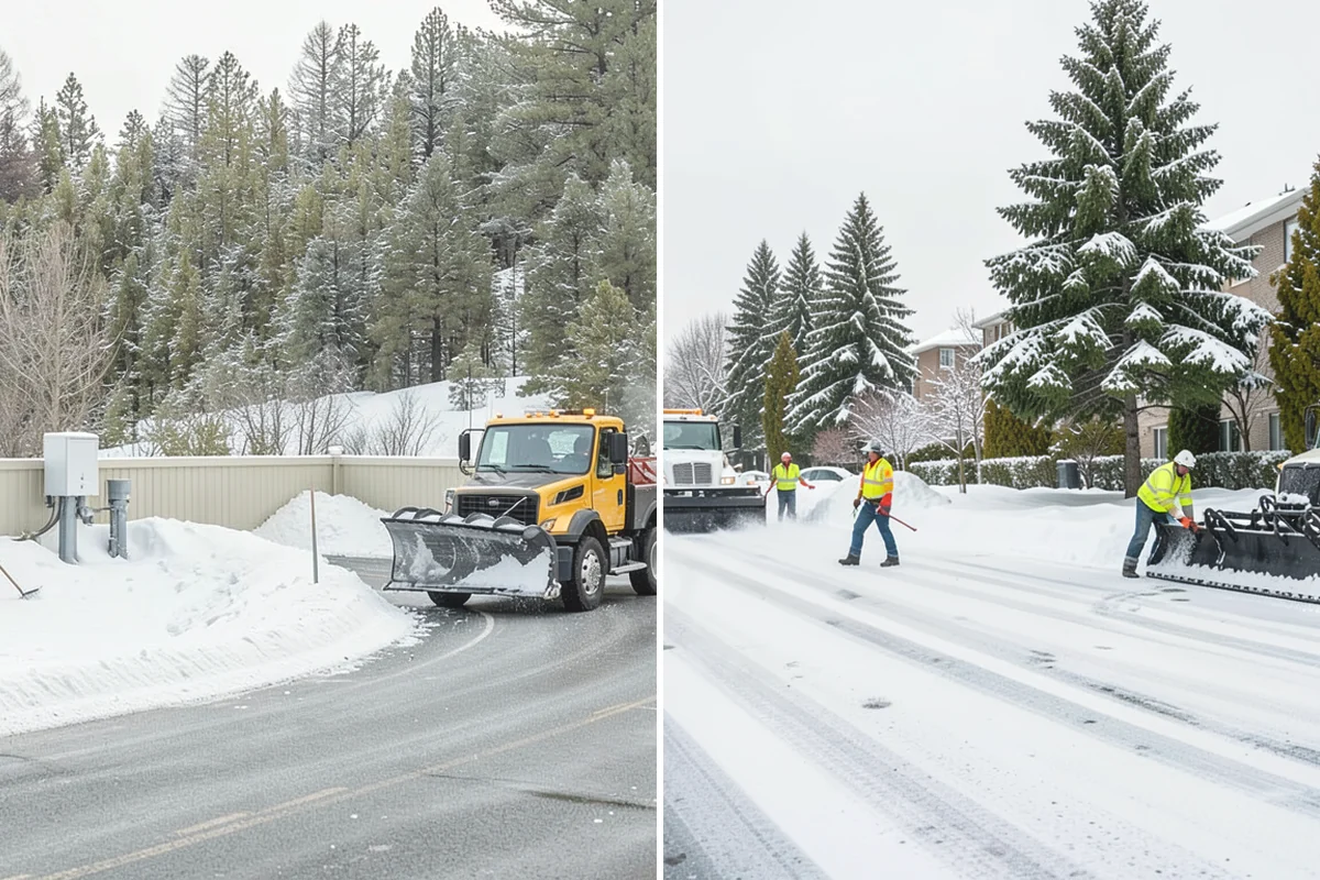 Residential Snow Removal in Mercer Island, King County, WA - We confirm your address and map the surfaces that need clearing