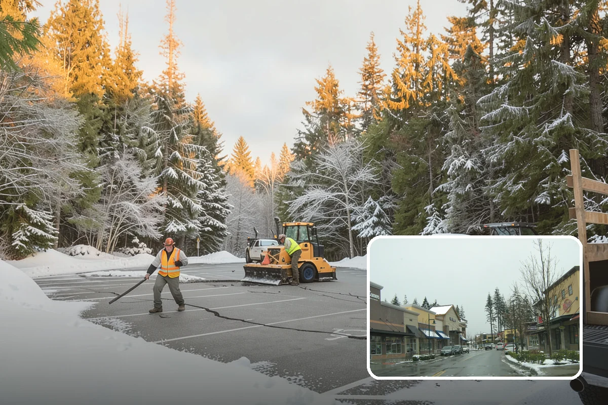 Residential Snow Removal in Mill Creek, Snohomish County, WA - Reaches surfaces city plows ignore on residential streets