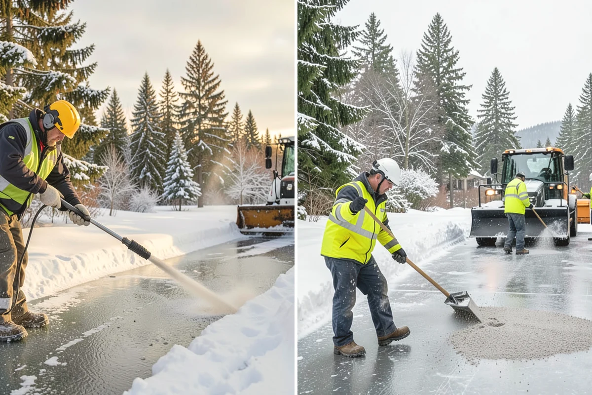 Residential Snow Removal in Mill Creek, Snohomish County, WA - We confirm your address and map the surfaces that need clearing
