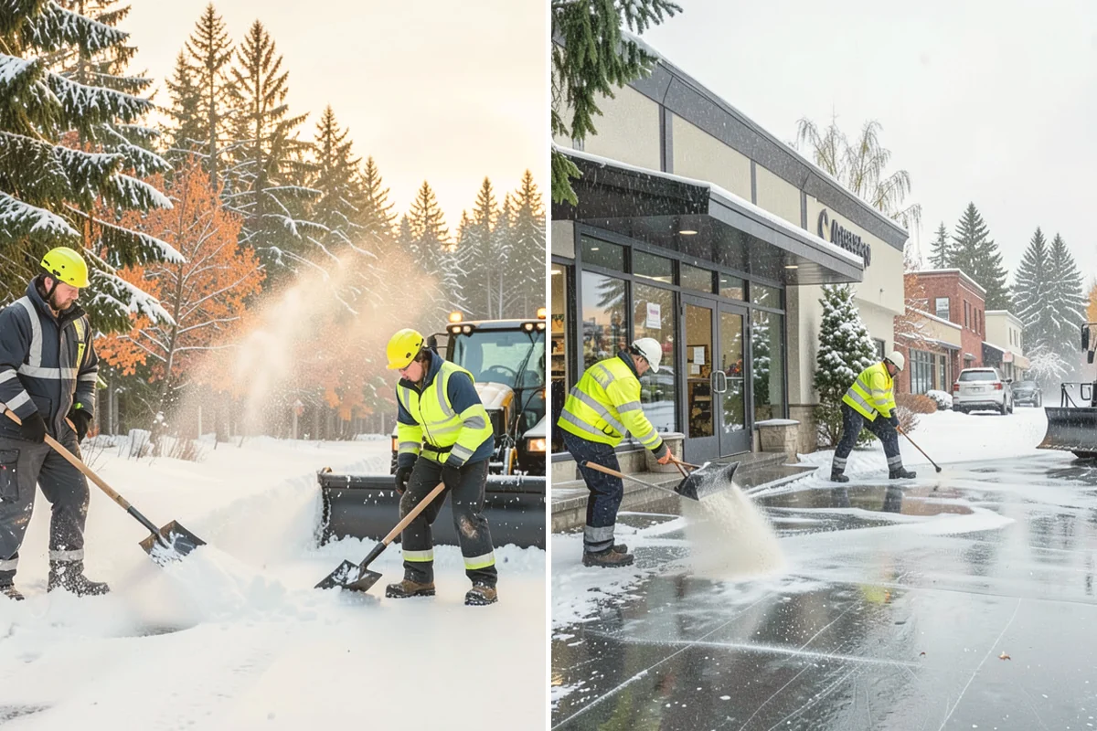Residential Snow Removal in Milton, King County, WA - We confirm your address and map the surfaces that need clearing