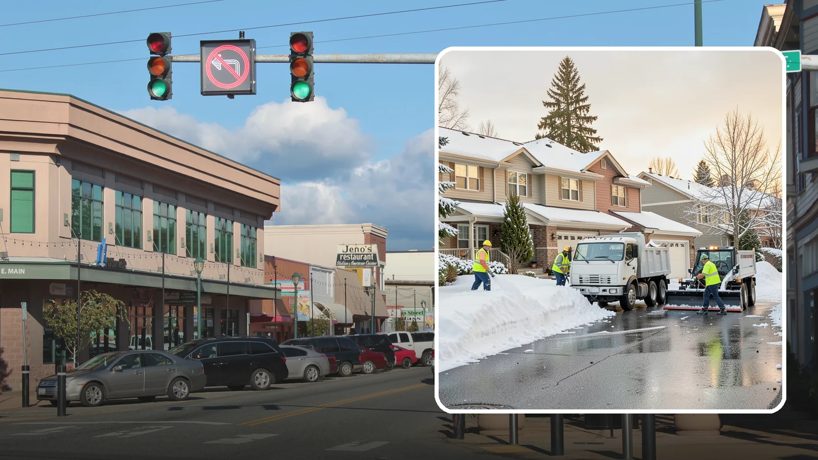 Residential Snow Removal in Monroe, Snohomish County, WA - We clear snow and ice from Western Washington homes when a Puget Sound cold snap catches your neighborhood off guard.