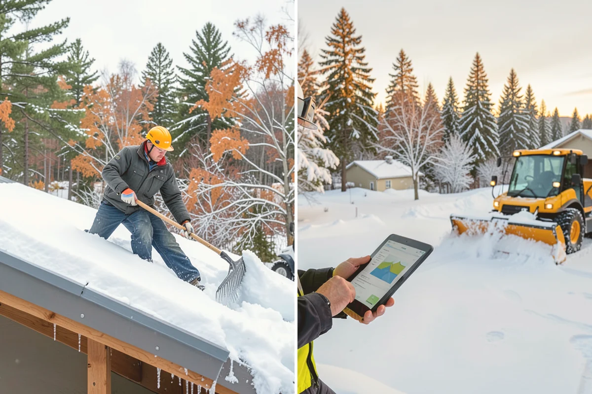 Residential Snow Removal in Mount Vernon, Skagit County, WA - We confirm your address and map the surfaces that need clearing