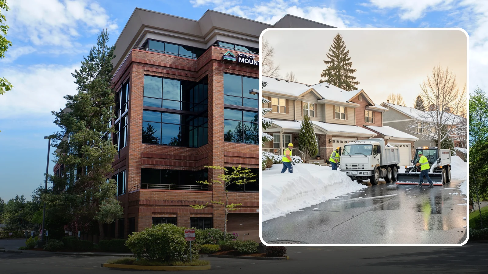 Residential Snow Removal in Mountlake Terrace, Snohomish County, WA - We clear snow and ice from Western Washington homes when a Puget Sound cold snap catches your neighborhood off guard.