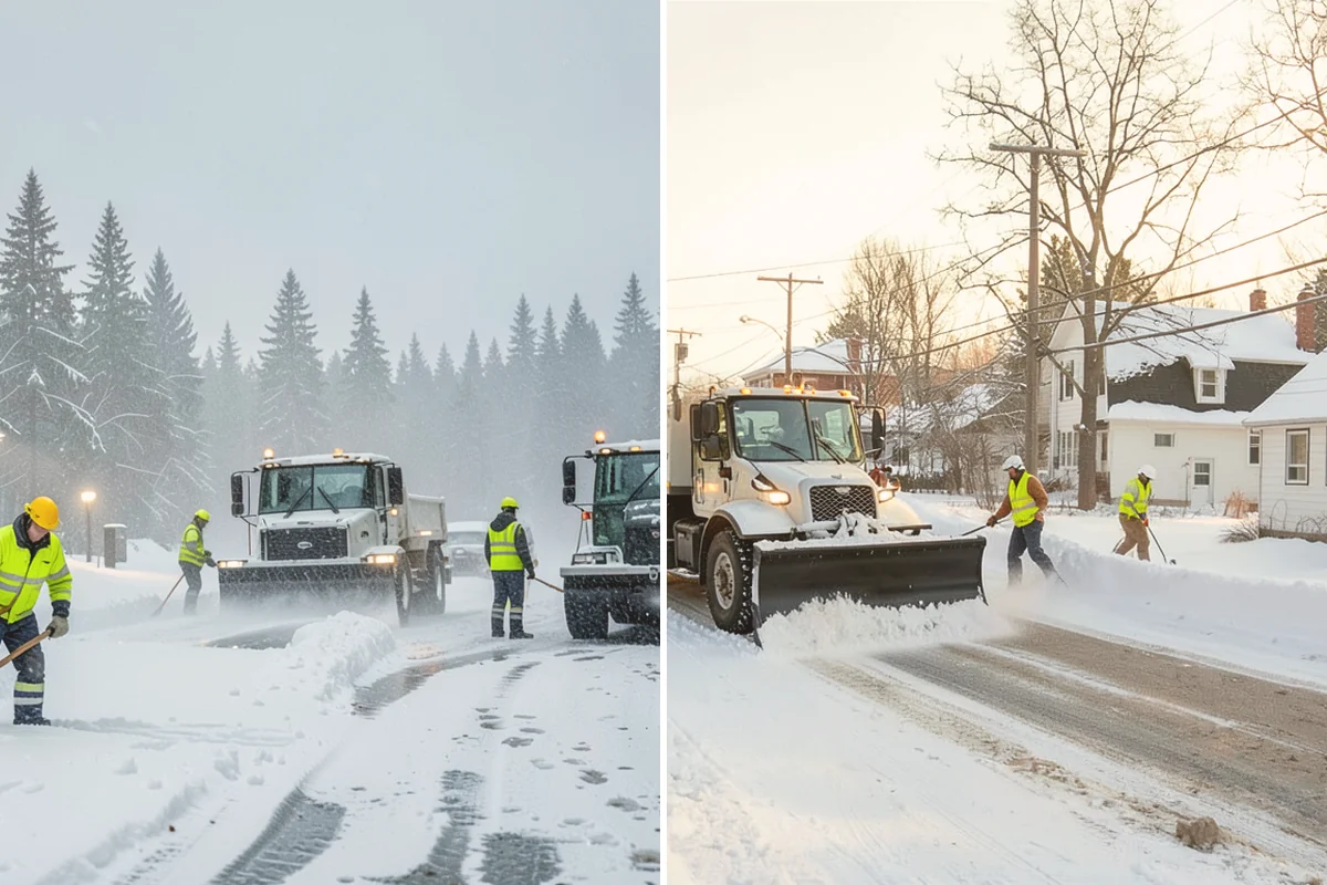 Residential Snow Removal in Newcastle, King County, WA - We confirm your address and map the surfaces that need clearing
