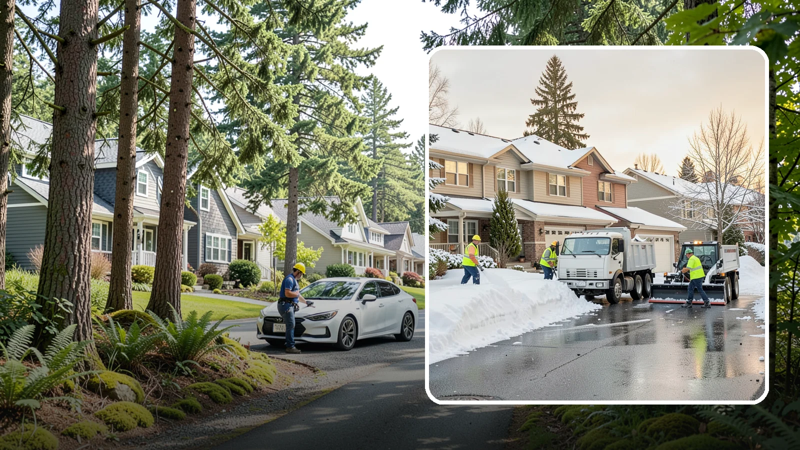 Residential Snow Removal in Normandy Park, King County, WA - We clear snow and ice from Western Washington homes when a Puget Sound cold snap catches your neighborhood off guard.