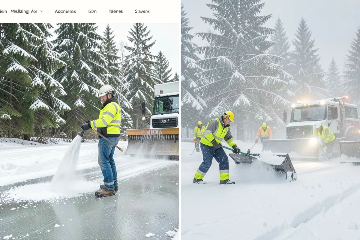 Residential Snow Removal in North Bend, King County, WA - We confirm your address and map the surfaces that need clearing