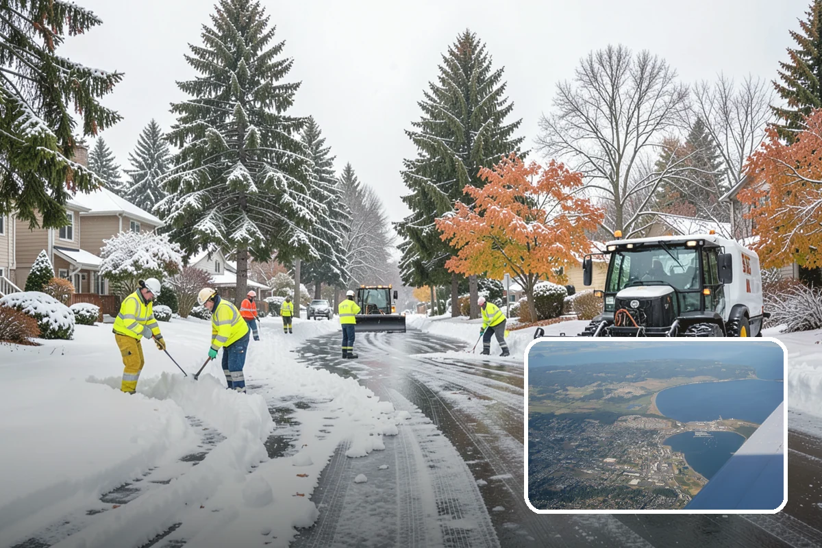 Residential Snow Removal in Oak Harbor, Island County, WA - Reaches surfaces city plows ignore on residential streets
