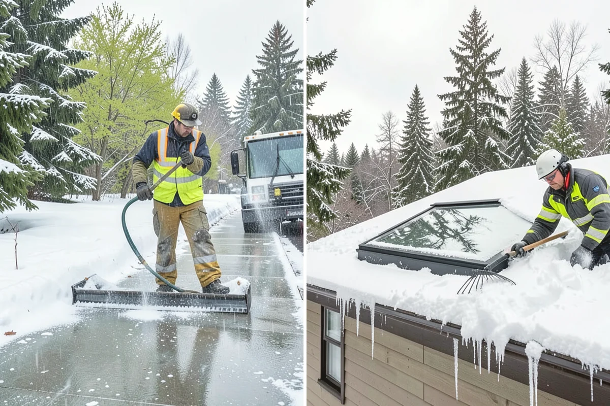Residential Snow Removal in Oak Harbor, Island County, WA - We confirm your address and map the surfaces that need clearing