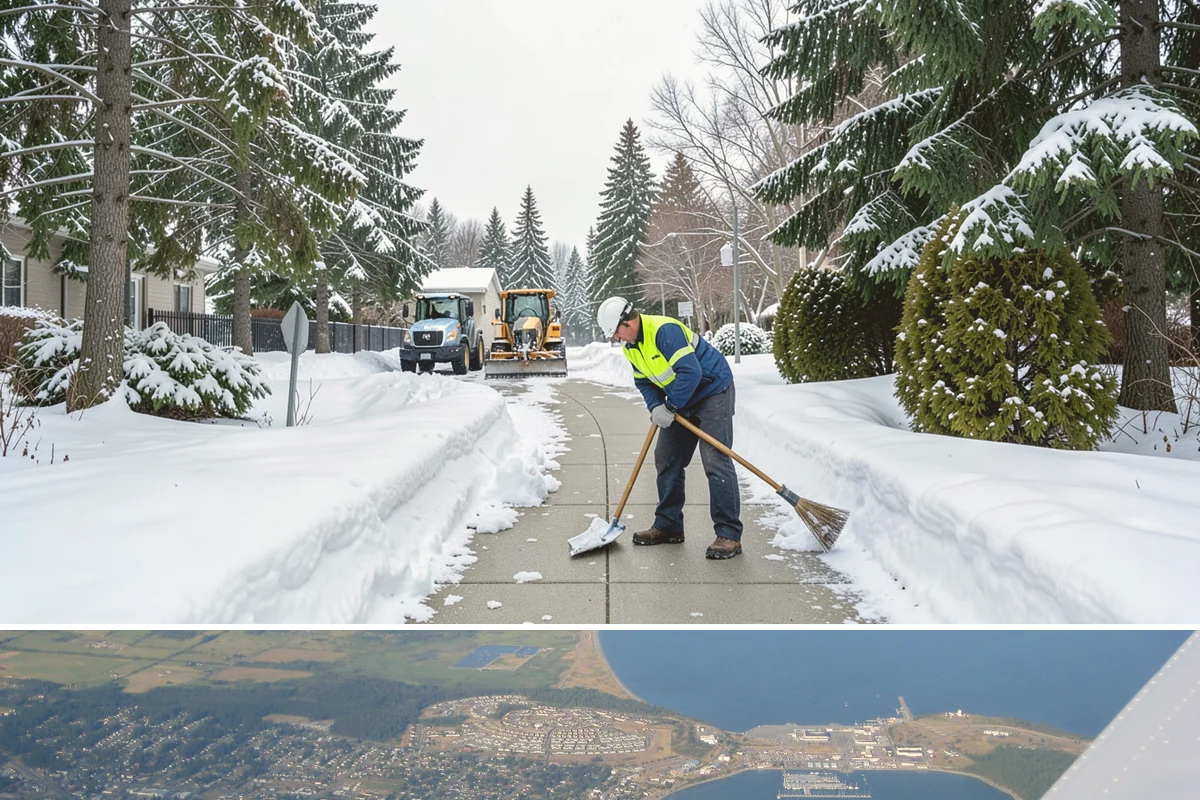 Residential Snow Removal in Oak Harbor, Island County, WA - Book before the first Arctic outflow pushes through the Fraser Valley in late November so you are on our route when the first...