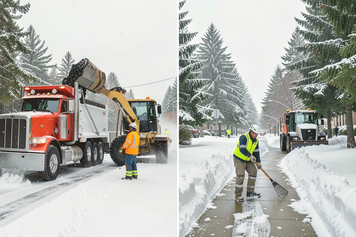 Residential Snow Removal in Orting, Pierce County, WA - We confirm your address and map the surfaces that need clearing