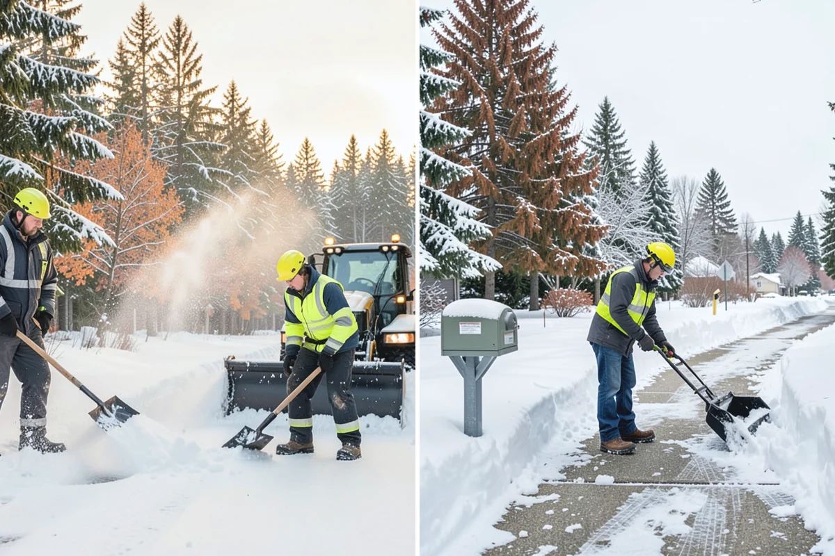 Residential Snow Removal in Renton, King County, WA - We confirm your address and map the surfaces that need clearing