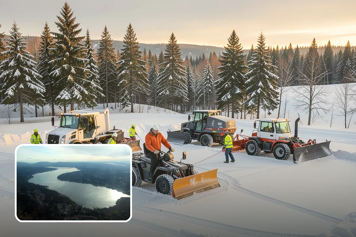 Residential Snow Removal in Sammamish, King County, WA - Reaches surfaces city plows ignore on residential streets