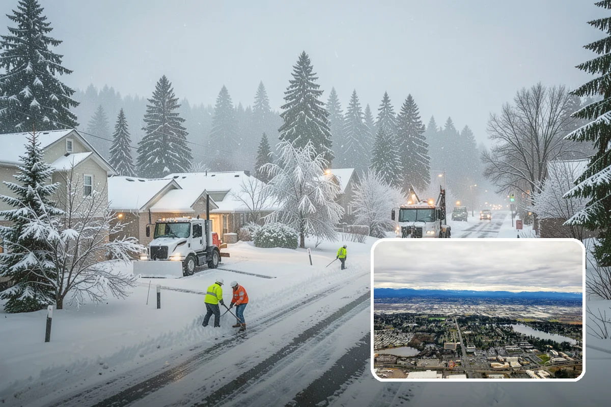 Residential Snow Removal in SeaTac, King County, WA - Reaches surfaces city plows ignore on residential streets