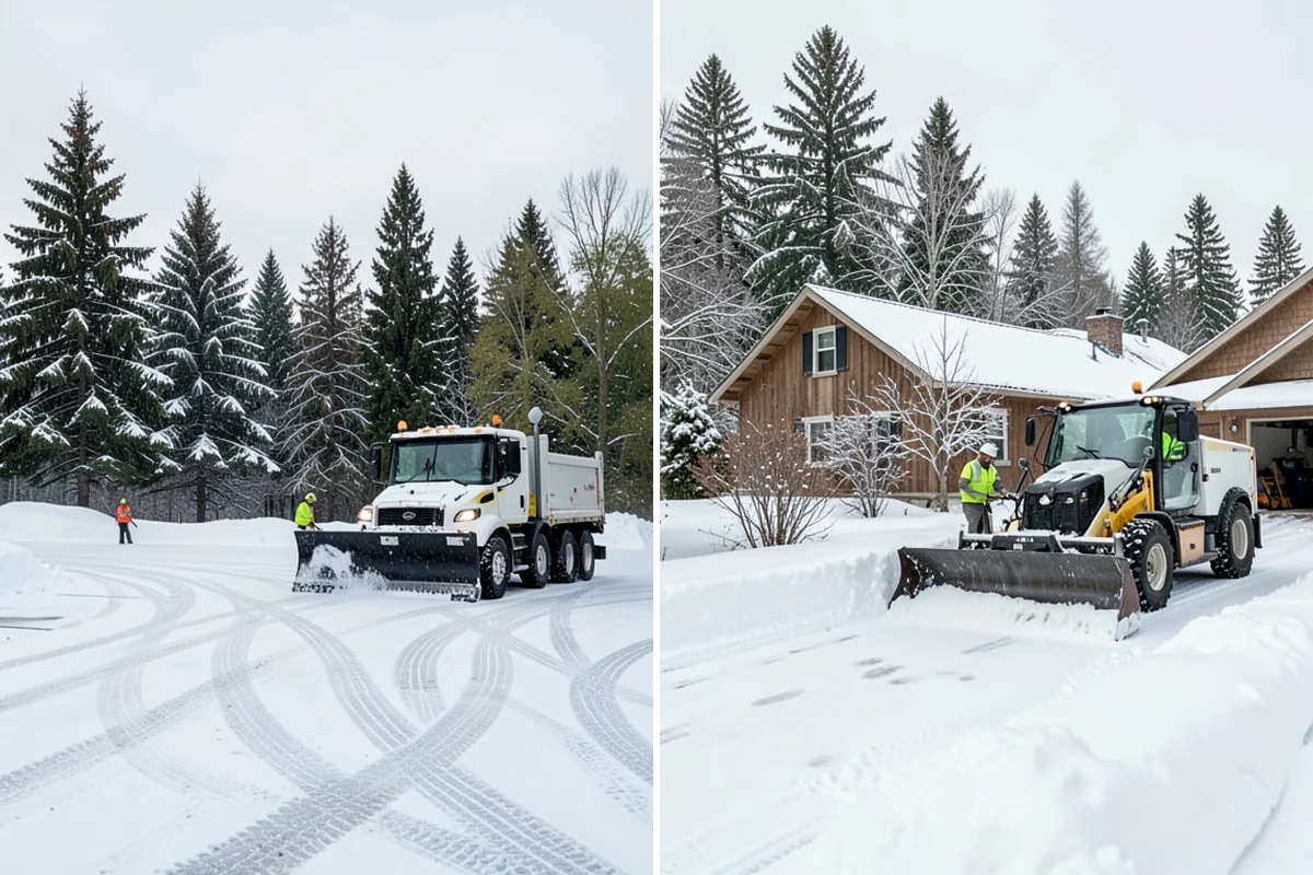 Residential Snow Removal in SeaTac, King County, WA - We confirm your address and map the surfaces that need clearing