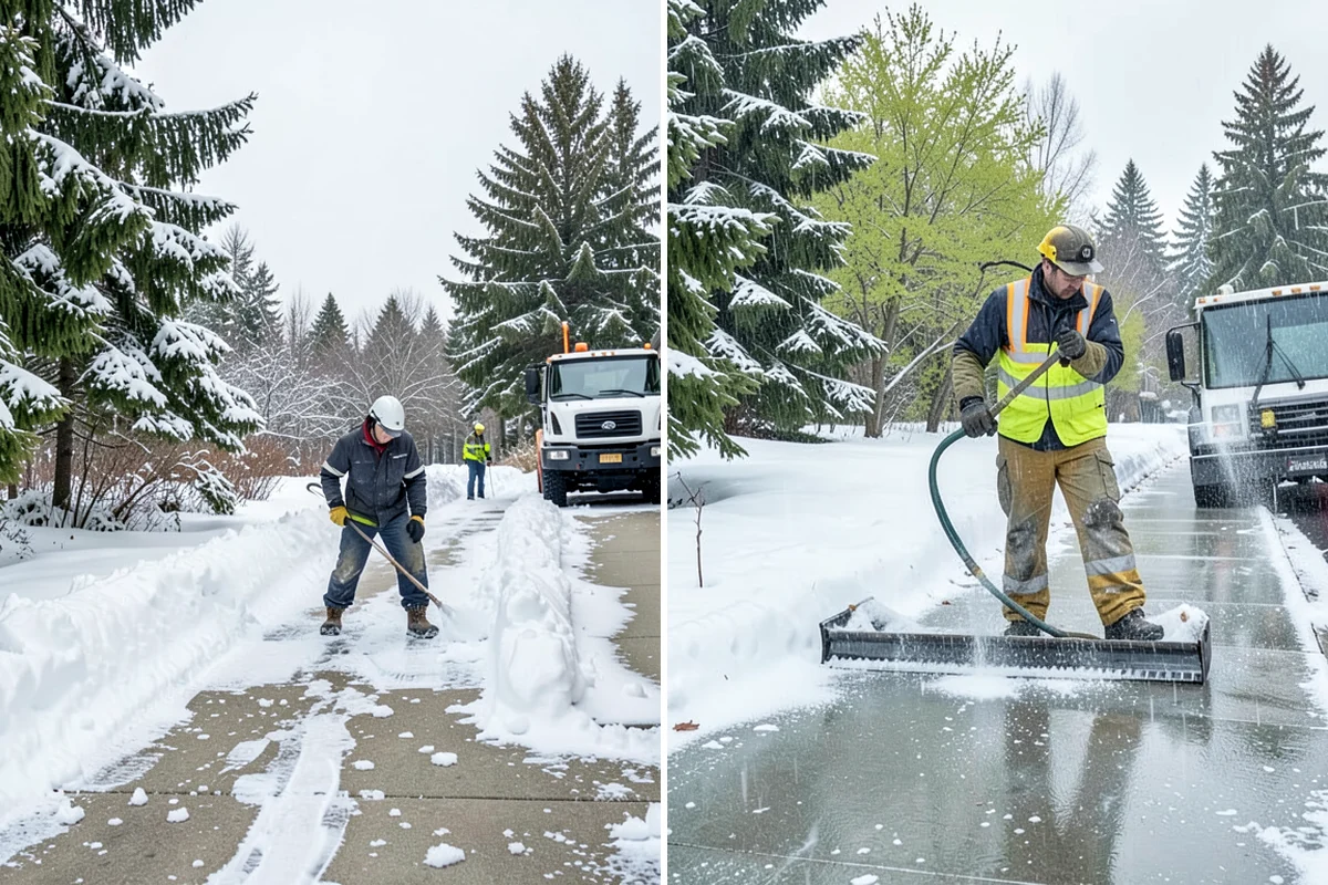 Residential Snow Removal in Seattle, King County, WA - We confirm your address and map the surfaces that need clearing