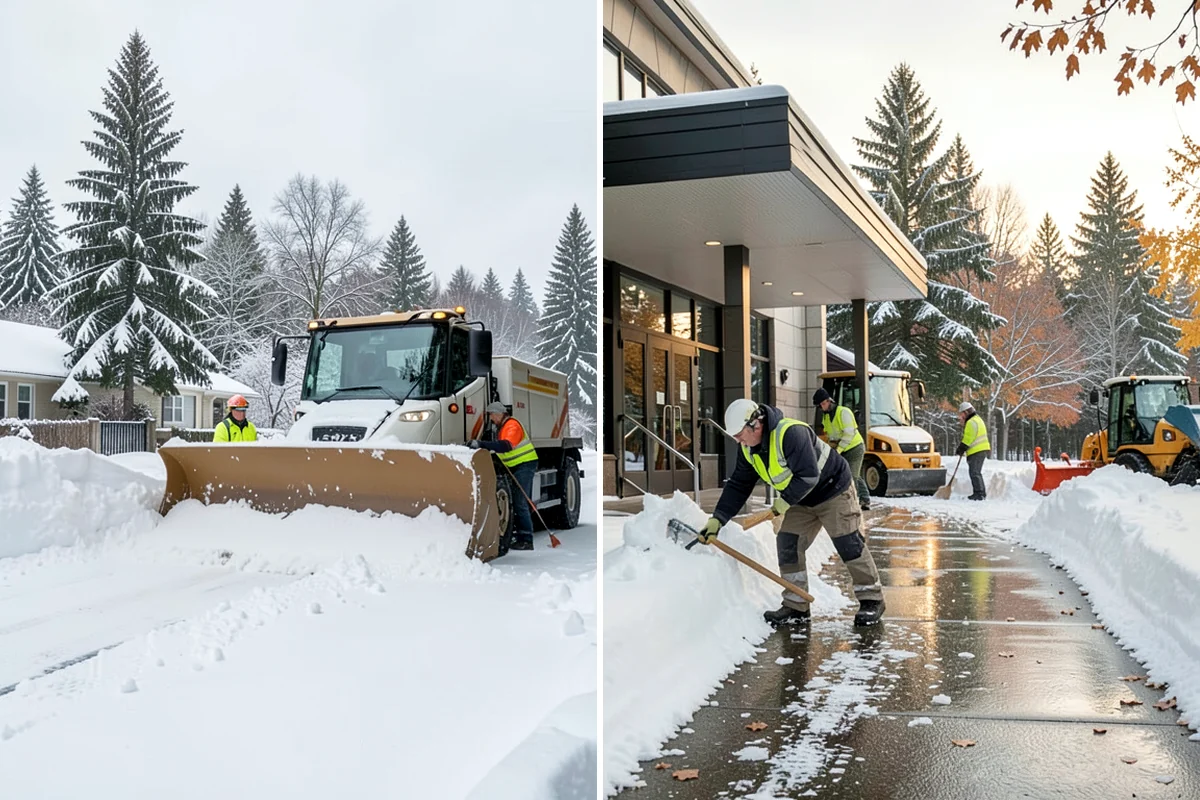 Residential Snow Removal in Shoreline, King County, WA - We confirm your address and map the surfaces that need clearing