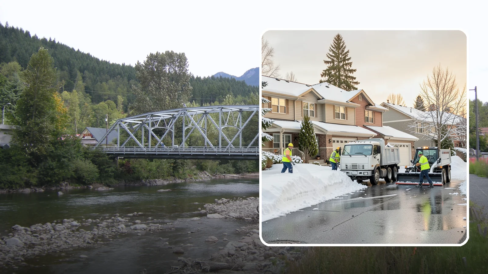 Residential Snow Removal in Skykomish, King County, WA - We clear snow and ice from Western Washington homes when a Puget Sound cold snap catches your neighborhood off guard.