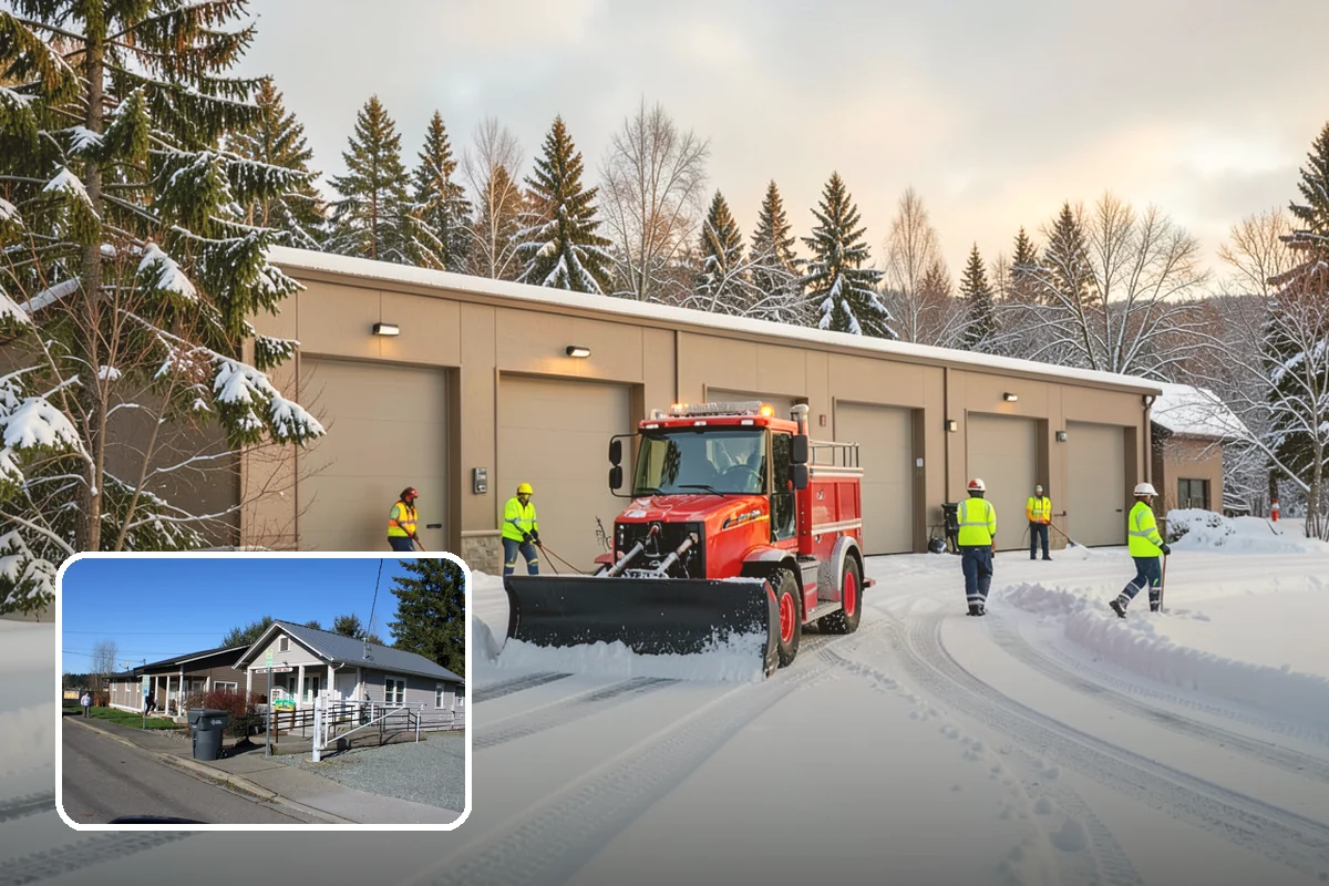 Residential Snow Removal in South Prairie, Pierce County, WA - Reaches surfaces city plows ignore on residential streets