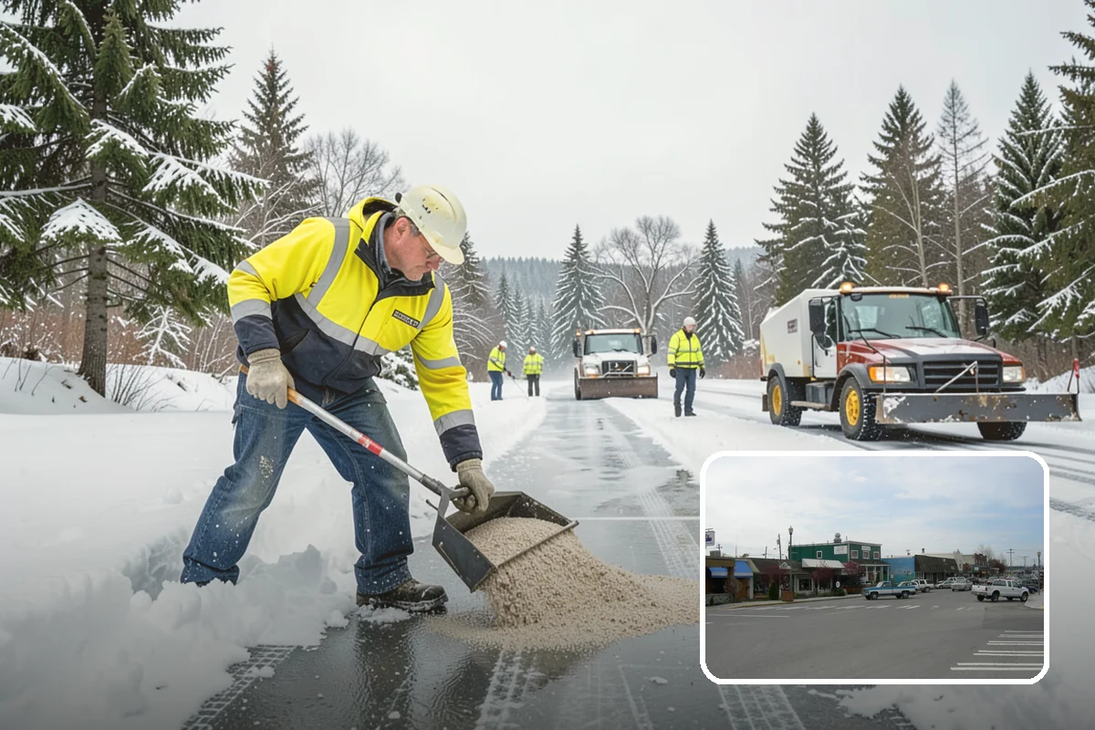 Residential Snow Removal in Stanwood, Snohomish County, WA - Reaches surfaces city plows ignore on residential streets