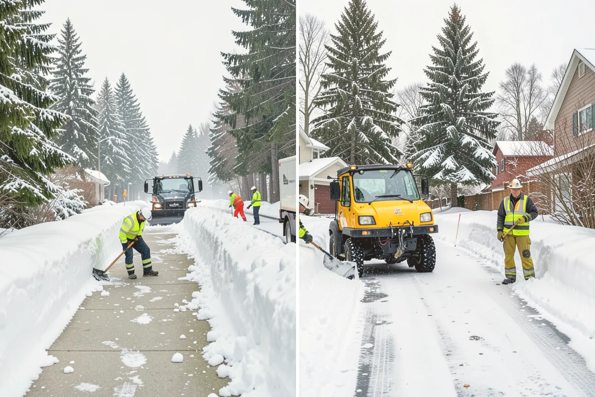 Residential Snow Removal in Stanwood, Snohomish County, WA - We confirm your address and map the surfaces that need clearing