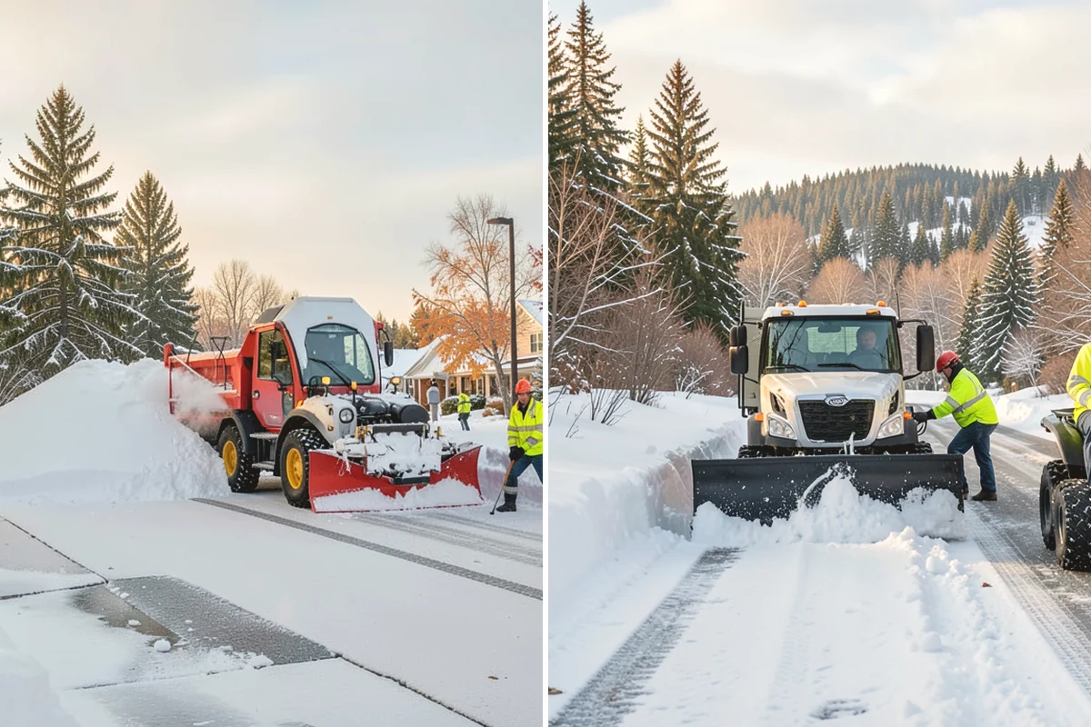 Residential Snow Removal in Steilacoom, Pierce County, WA - We confirm your address and map the surfaces that need clearing