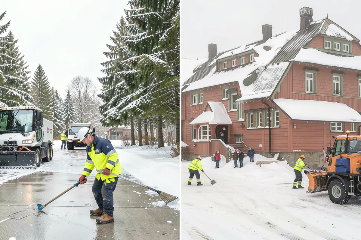 Residential Snow Removal in University Place, Pierce County, WA - We confirm your address and map the surfaces that need clearing